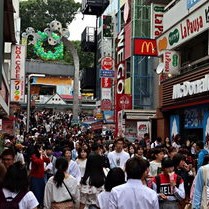 日本东京遭遇高温天气