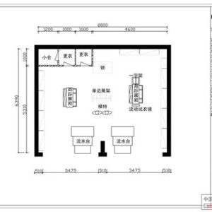 工装服装店平面图设计指南