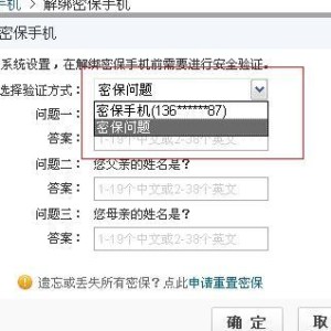 如何查看完整密保手机