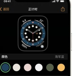 苹果手表怎么换表盘图案